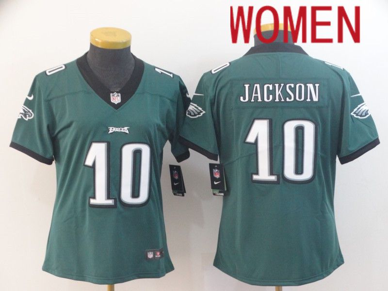 Women Philadelphia Eagles #10 Jackson Green Nike Vapor Untouchable Limited NFL Jersey->jacksonville jaguars->NFL Jersey